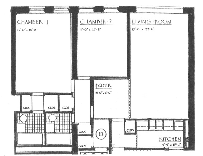 Floorplan for 510 East 84th Street