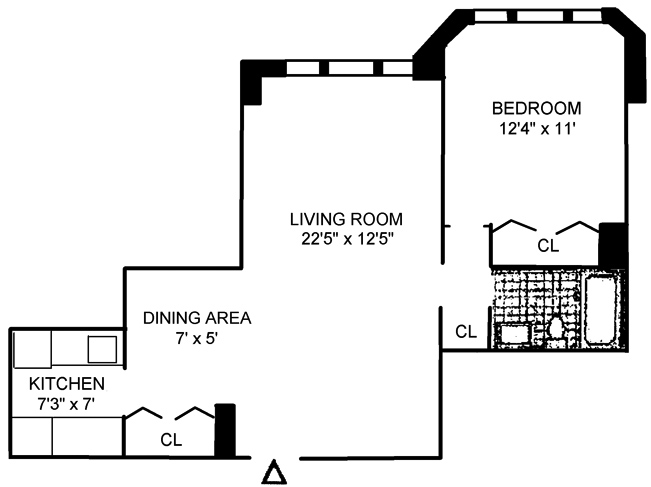 Floorplan for 444 East 86th Street
