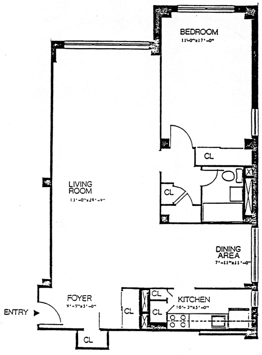 Floorplan for 310 East 70th Street