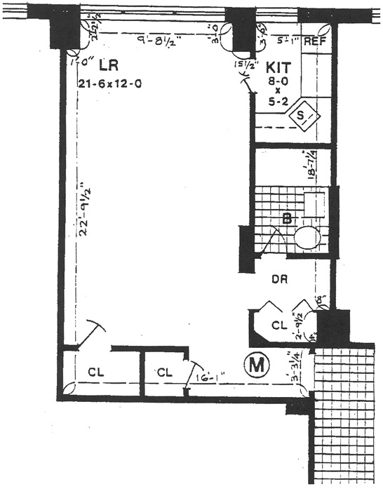 Floorplan for 520 East 81st Street