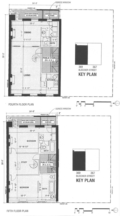 Floorplan for 369 Bleecker Street