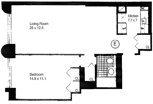 Floorplan for 44 West 62nd Street