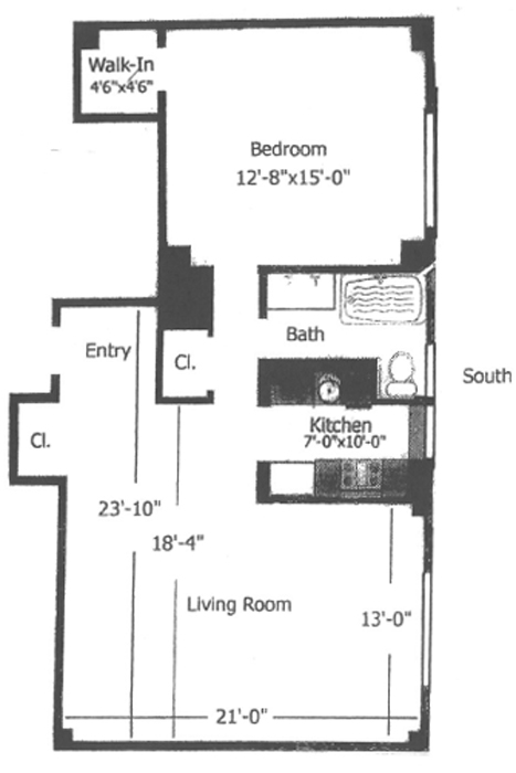 Floorplan for 425 East 51st Street