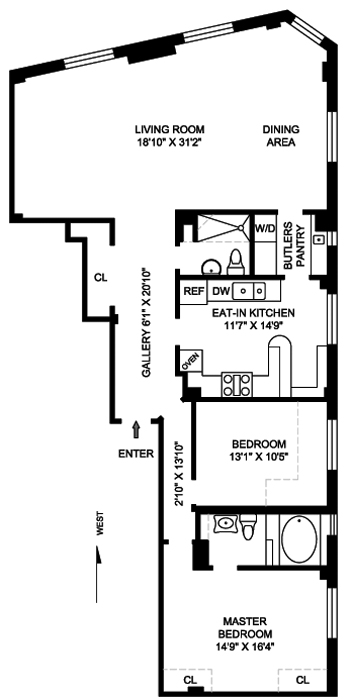 Floorplan for 417 Riverside Drive