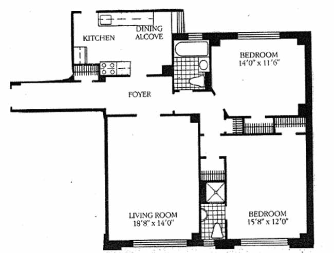 Floorplan for 245 East 72nd Street