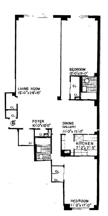 Floorplan for 1025 Fifth Avenue