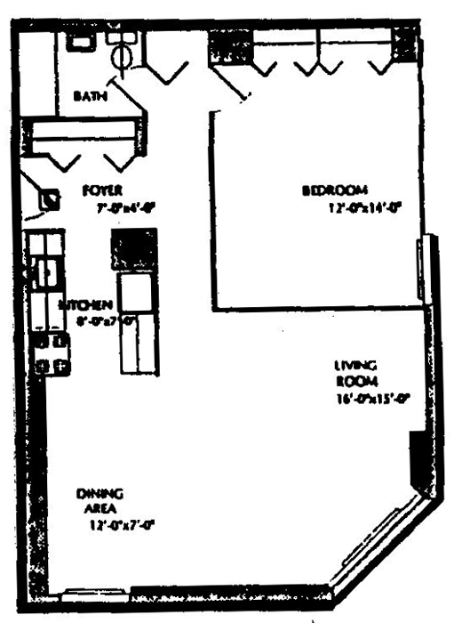 Floorplan for 1641 Third Avenue