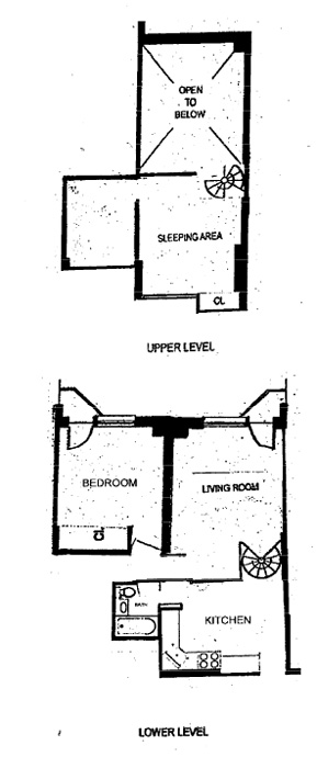 Floorplan for 211 Thompson Street