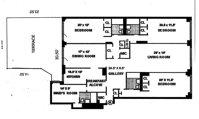 Floorplan for 150 East 77th Street