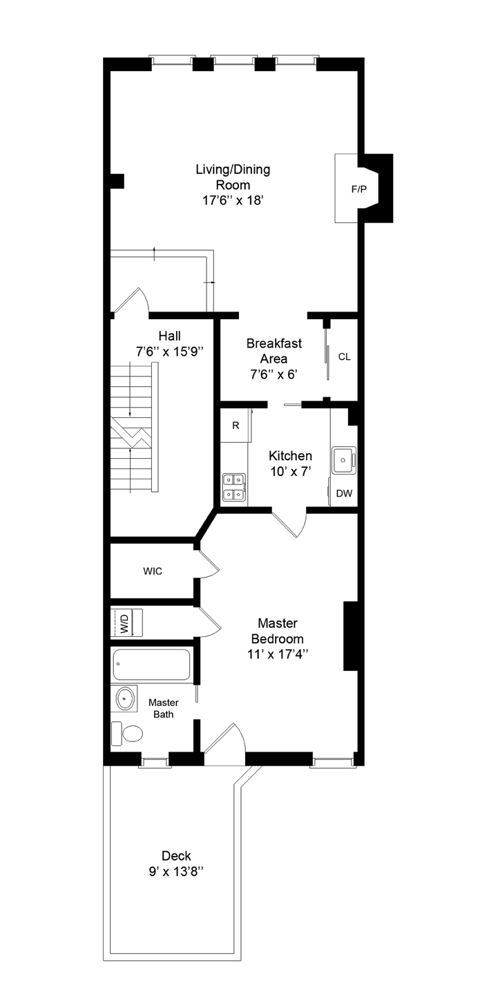 Floorplan for West 71st Street