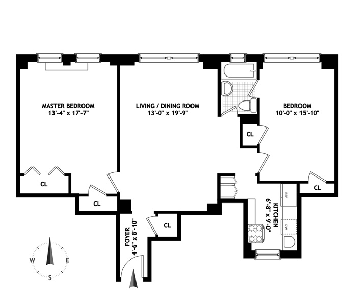 Floorplan for 321 East 43rd Street