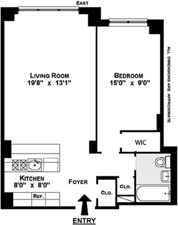 Floorplan for 30 West 60th Street
