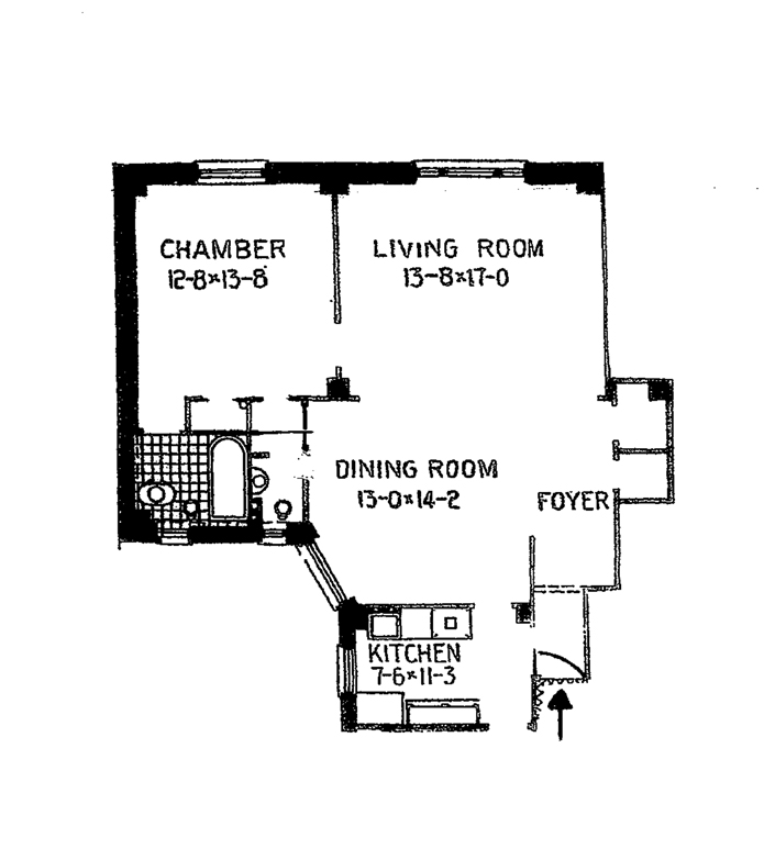 Floorplan for 144 East 36th Street