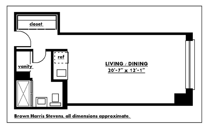 Floorplan for 347 West 57th Street