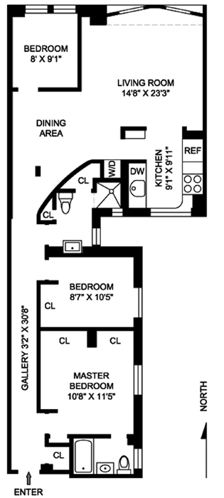 Floorplan for 324 West 83rd Street