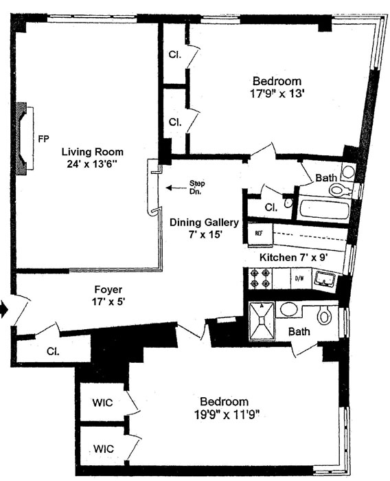 Floorplan for 88th Street