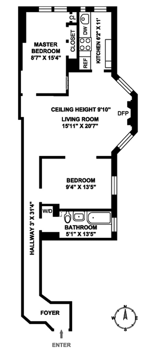 Floorplan for 9 East 97th Street