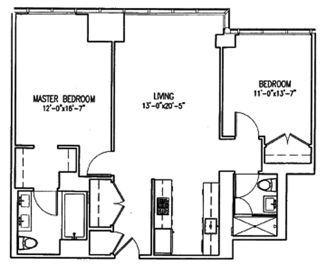 Floorplan for 66th Avenue, E2