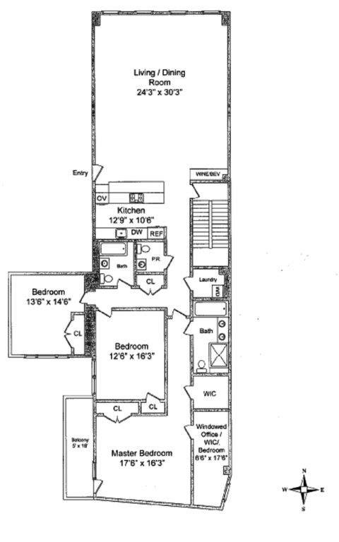 Floorplan for 39 Vestry Street