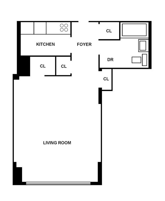 Floorplan for 10 West 15th Street