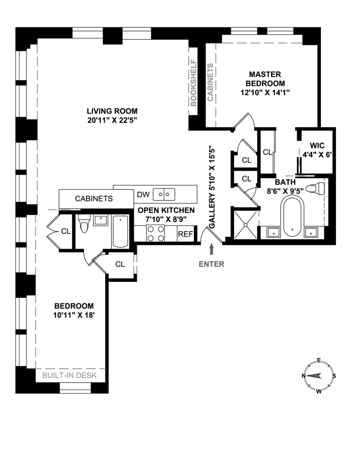 Floorplan for 249 West 29th Street