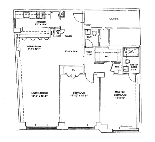 Floorplan for 166 East 63rd Street
