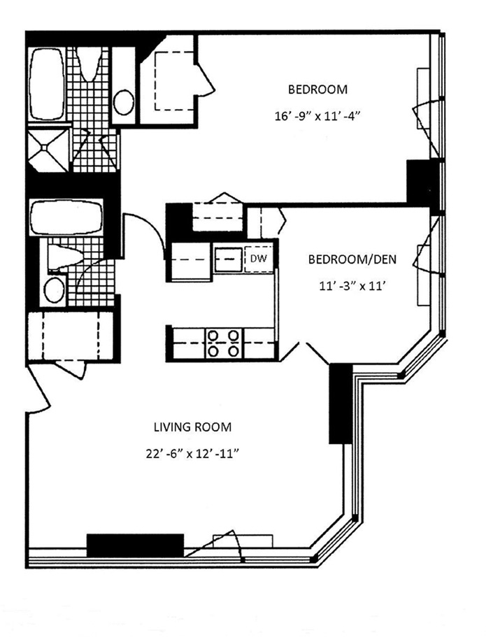 Floorplan for 415 East 37th Street