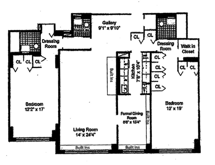 Floorplan for 40 East 84th Street