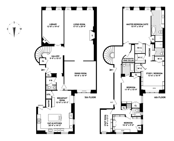 Floorplan for 19 East 72nd Street