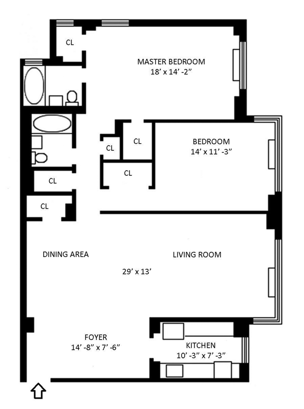 Floorplan for 10 East End Avenue