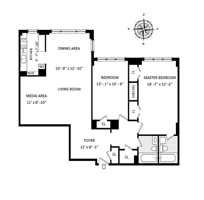 Floorplan for 201 East 79th Street