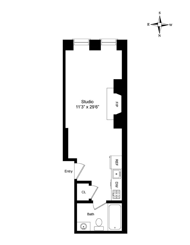 Floorplan for West 73rd Street