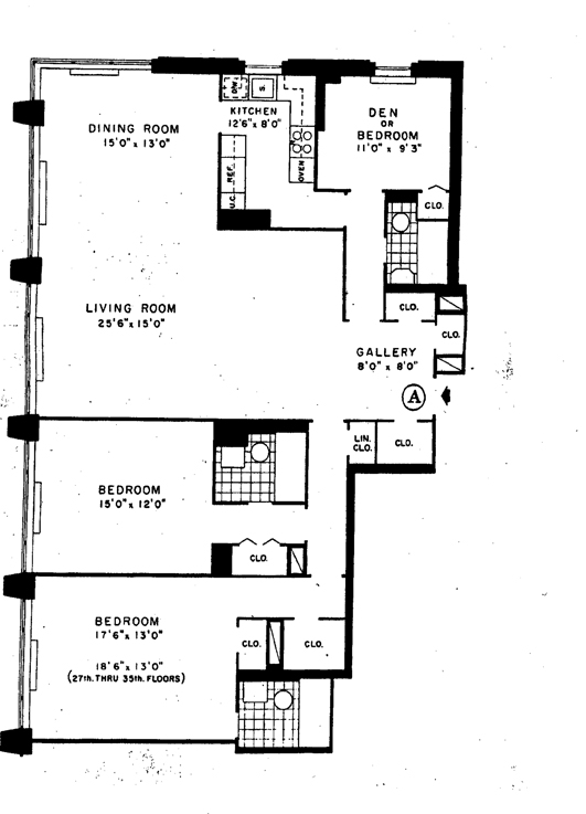 Floorplan for 190 East 72nd Street