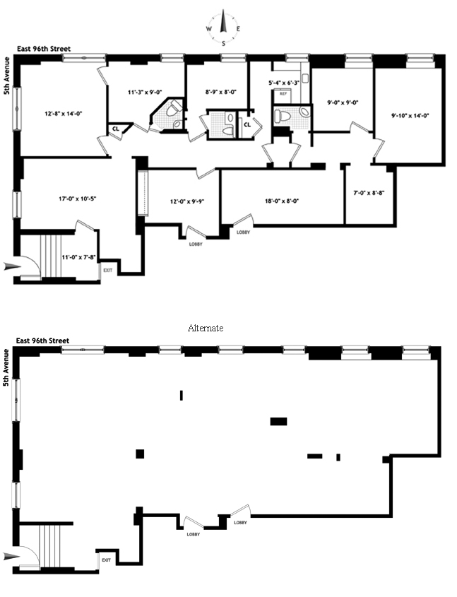 Floorplan for 1148 Fifth Avenue