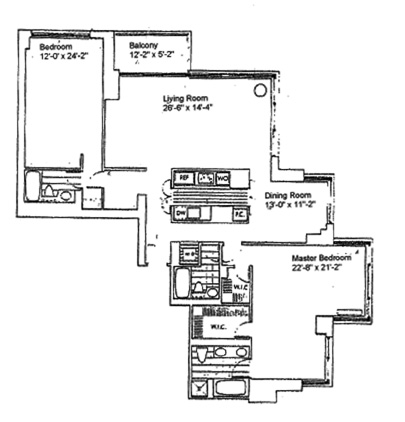 Floorplan for 200 East 69th Street