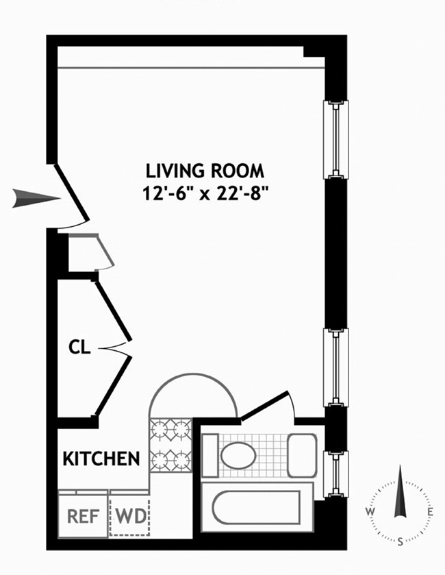 Floorplan for 57 West 58th Street