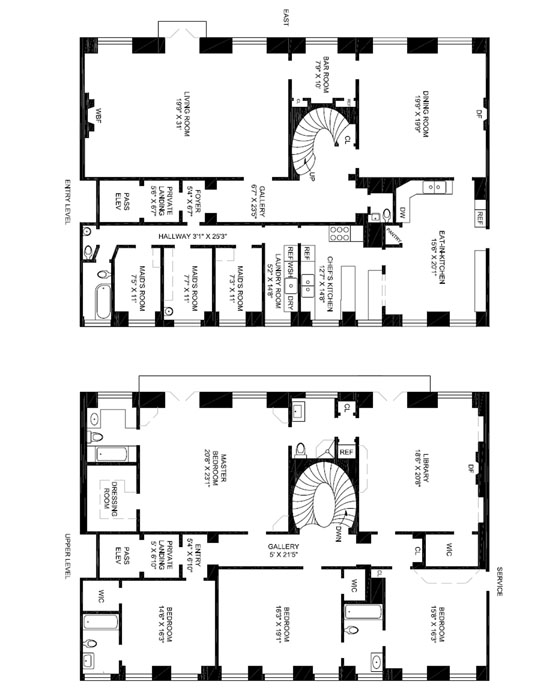 Floorplan for Sutton Place South