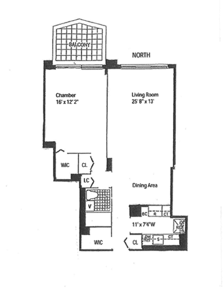 Floorplan for 10 West 66th Street