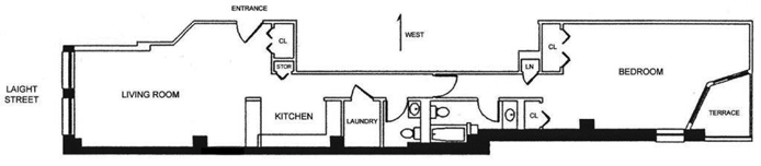 Floorplan for 36 Laight Street, 2A