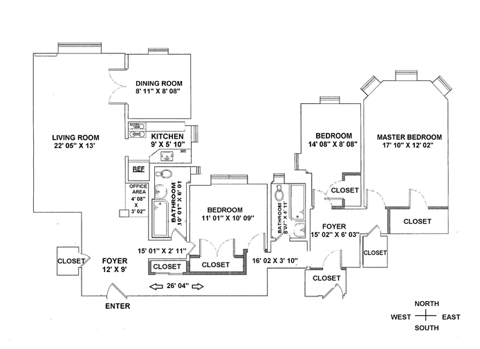 Floorplan for 530 East 90th Street