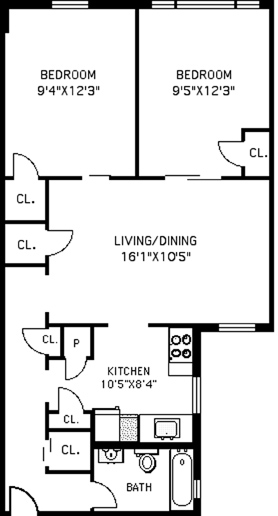 Floorplan for 368 State Street