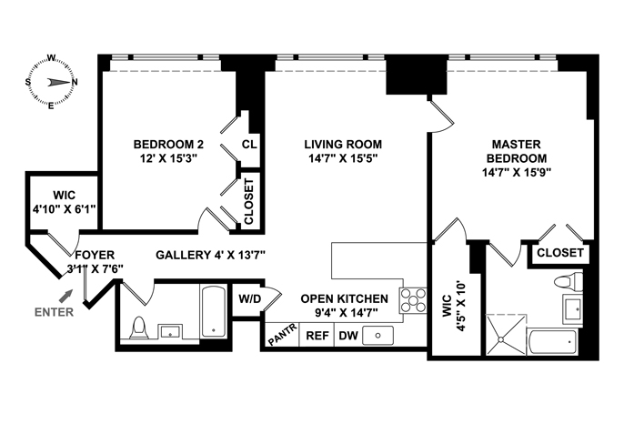 Floorplan for 1280 Fifth Avenue