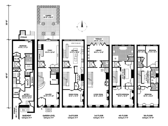 Floorplan for East 63rd Street