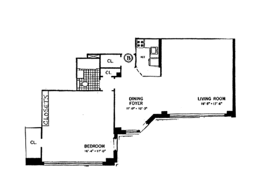 Floorplan for 110 East 57th Street