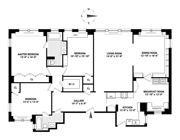 Floorplan for 1065 Lexington Avenue