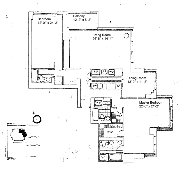 Floorplan for 200 East 69th Street