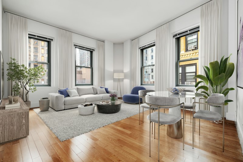 120 Greenwich Street 9F, Lower Manhattan, Downtown, NYC - 1 Bedrooms  
1 Bathrooms  
3 Rooms - 
