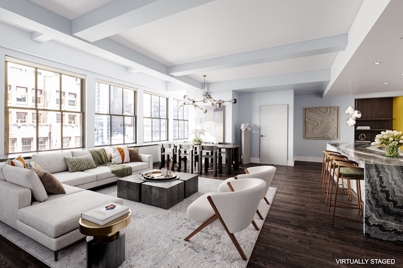 130 West 30th Street 17A, Chelsea, Downtown, NYC - 3 Bedrooms  
2.5 Bathrooms  
6 Rooms - 