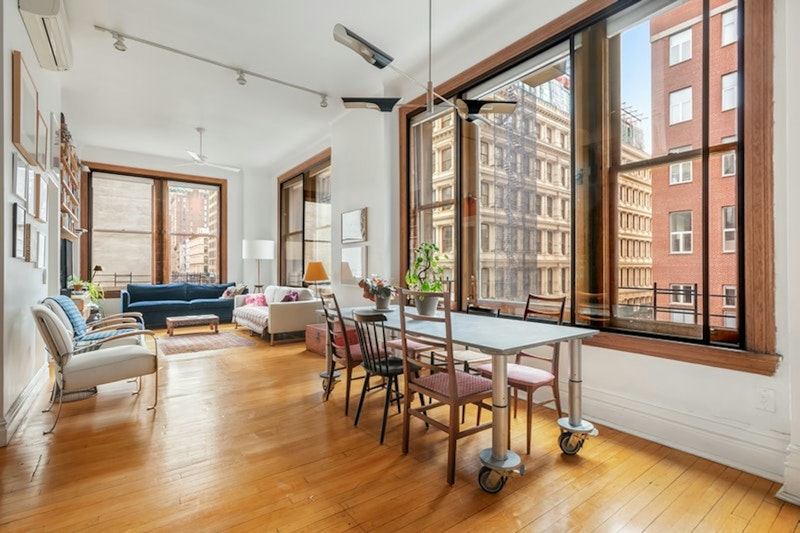 Rental Property at 366 Broadway 3A, Tribeca, Downtown, NYC - Bedrooms: 2 
Bathrooms: 2 
Rooms: 5  - $10,000 MO.