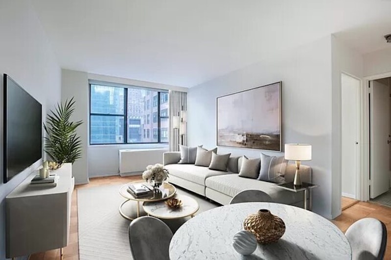 Rental Property at 301 East 45th Street 12D, Midtown East, Midtown East, NYC - Bedrooms: 1 
Bathrooms: 1 
Rooms: 3  - $3,750 MO.